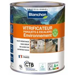 BLANCHON Vitrificateur Parquet Environnement 1L Ultra Mat - Incolore