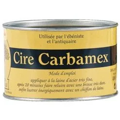 BLANCHON Cire Pâte Carbamex Finition Antique Blond Pot De 400 G