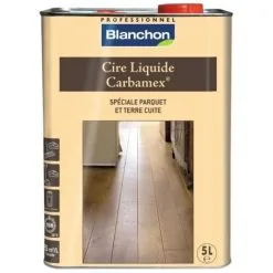 BLANCHON Cire Liquide CARBAMEX, Teinte Ton Naturel, Bidon De 1 Litre