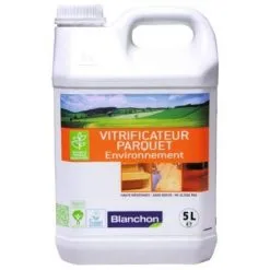 BLANCHON Vitrificateur Parquet Environnement, Incolore Satiné, Bidon De 5 Litres - Satiné