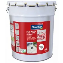BLANCHON Vernis Pavés Briques Incolore Satiné - 10L - Incolore
