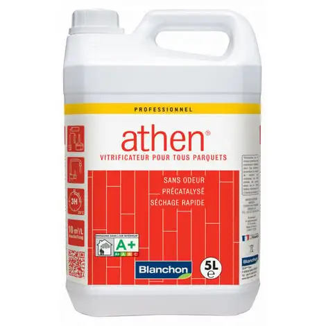 BLANCHON Vitrificateur ATHEN Ciré Naturelle- 5 L - Incolore 1 BLANCHON Vitrificateur ATHEN Ciré Naturelle- 5 L - Incolore